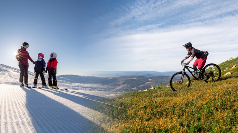 Trysil er i dag Norges desidert største vinterdestinasjon, og har nå også tatt store skritt fort å utvikle sommeraktiviteter også. Det skaper helårsarbeidsplasser, sier Helge Bonden. Foto: SkiStar Trysil.