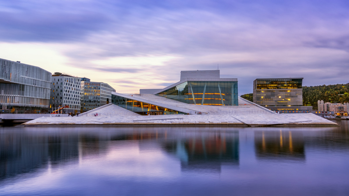 Her ser du Operaen i Oslo