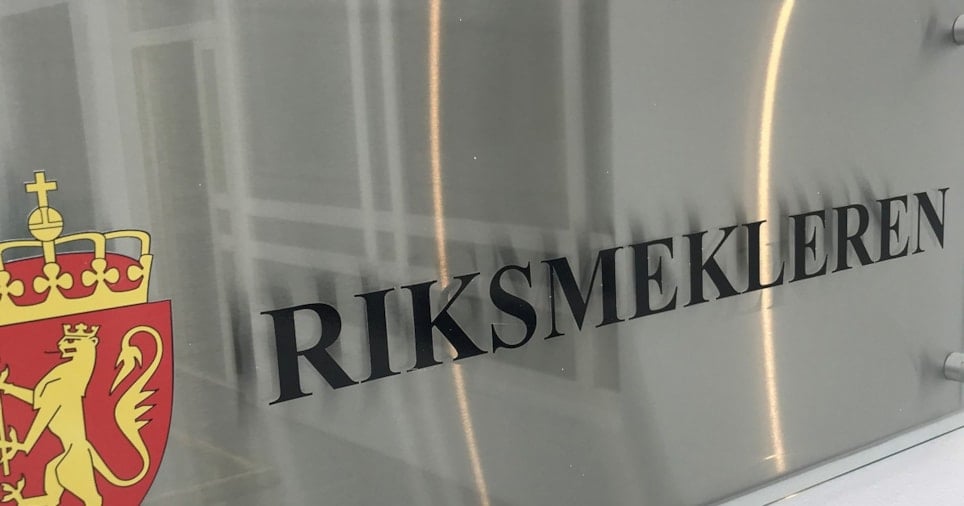 Logoen til Riksmekleren.